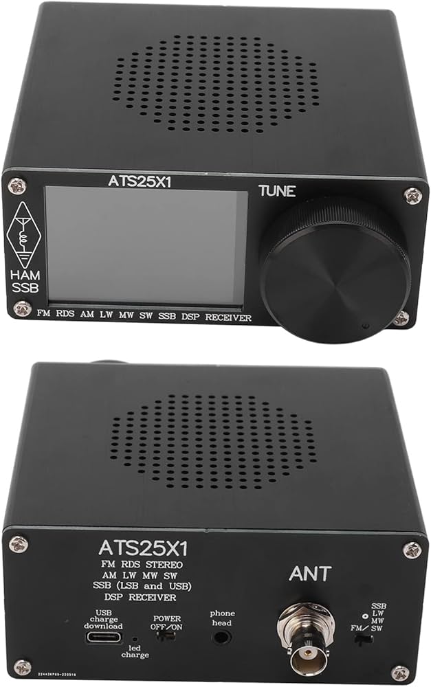ATS25X1 DSP マルチバンド受信機 Amazon.com: ATS25X1 Multiband Radio Receiver Aluminum Alloy